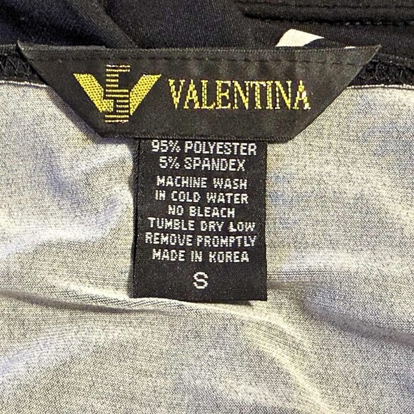 Valentina Signa Lady in Hat Sophie Top | Black White Red | Metal Studs | Size S - Picture 4 of 4